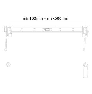 Neomounts Flat Screen Wall Mount (фиксирана, ултратънка)