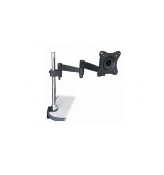 Sunne 10"-24" Desk Bracket, Tilt&Swivel - 15°&180°, max 15kg, Pivot 360°, max VESA 75-100x75-100, height adjustable up to 400 mm, screen to holder - 447 mm