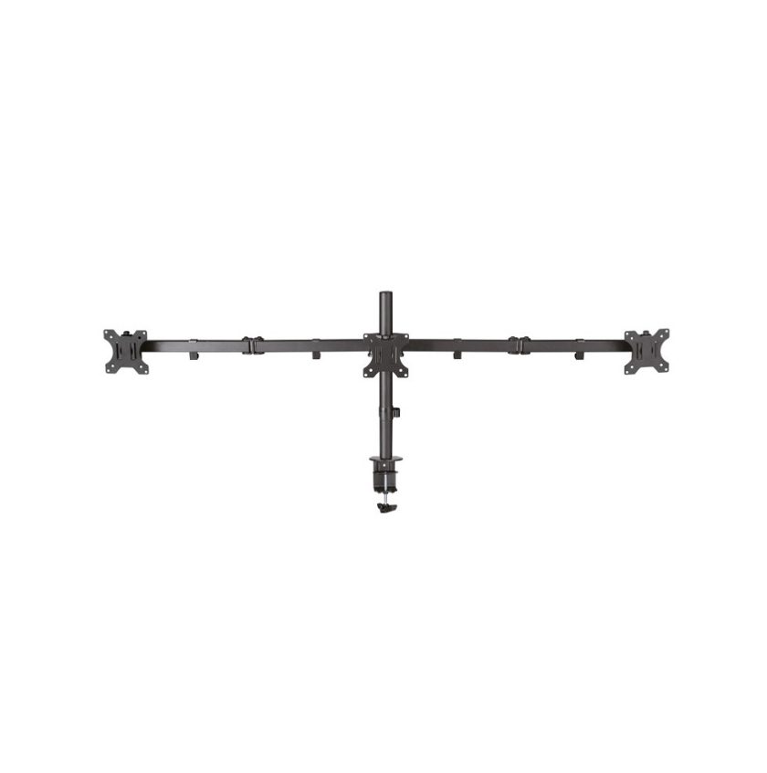 Neomounts Flat Screen Desk Mount (clamp/grommet) за 3 монитора