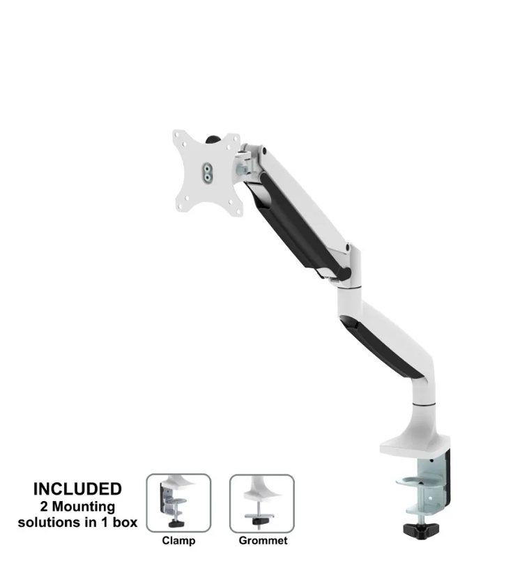Neomounts Flat Screen Desk Mount (10-32") Desk Clamp/Grommet