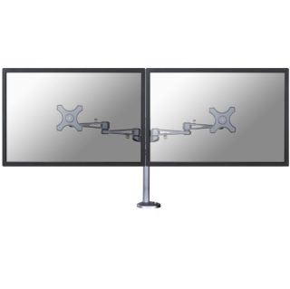 Neomounts Flat Screen Desk Mount (grommet) for 2 Monitor Screens