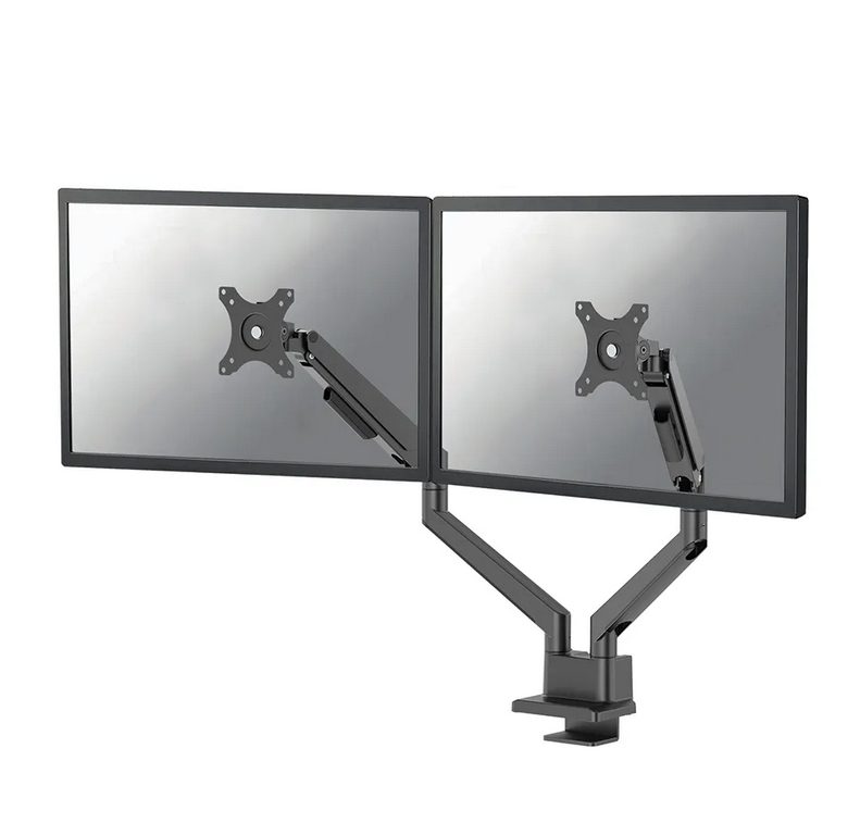 Neomounts Next Slim Desk Mount, двоен дисплей (topfix скоба и отвор)