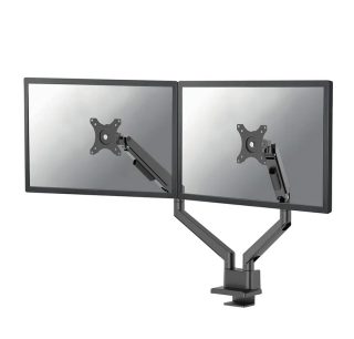 Neomounts Next Slim Desk Mount, двоен дисплей (topfix скоба и отвор)