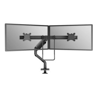 Neomounts Next One Desk Mount, двойна напречна греда за дисплеи (скоба отгоре/отвор)