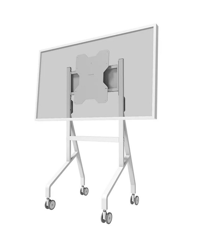 Neomounts Move Go Flip ротационна мобилна подова стойка за Samsung Flip 55" и 65" (бърз монтаж, регулируема височина)