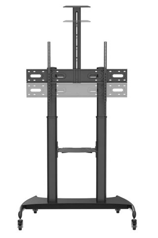Neomounts мобилна стойка за плосък екран на под (височина: 128-160 cm)