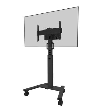 Neomounts Select Mobile Display Floor Stand (37-75") 10 cm. Wheels, Black