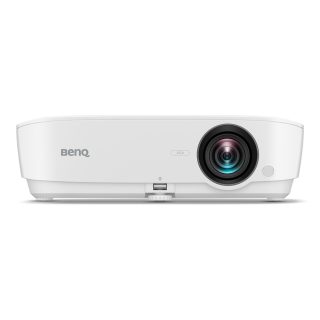 Мултимедиен проектор BenQ MX536, DLP, XGA (1024x768), 20 000:1, 4000 ANSI лумена, Zoom 1.2x, стъклени лещи, автоматична вертикална корекция на трапецовидността, Infographic режим, високоговорител 2W, 2xVGA, 2xHDMI, S-Video, RCA, VGA out, Audio In/Out, RS232, USB A 1.5A, 2.6 kg, бял