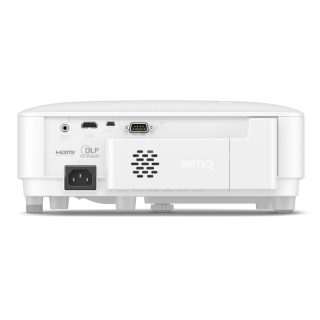 Мултимедиен проектор BenQ MH560C, DLP, 1080p (1920x1080), 15 000:1, 3800 ANSI лумена, 16.67ms латентност, Zoom 1.1x, стъклени лещи, автоматична вертикална корекция на трапецовидно изкривяване, Anti-Dust сензор, 1x HDMI 1.4a, Audio Out, RS232, USB Type Mini B, до 15 000 часа, говорител 10W, 3D Ready, 2.3 кг, бял