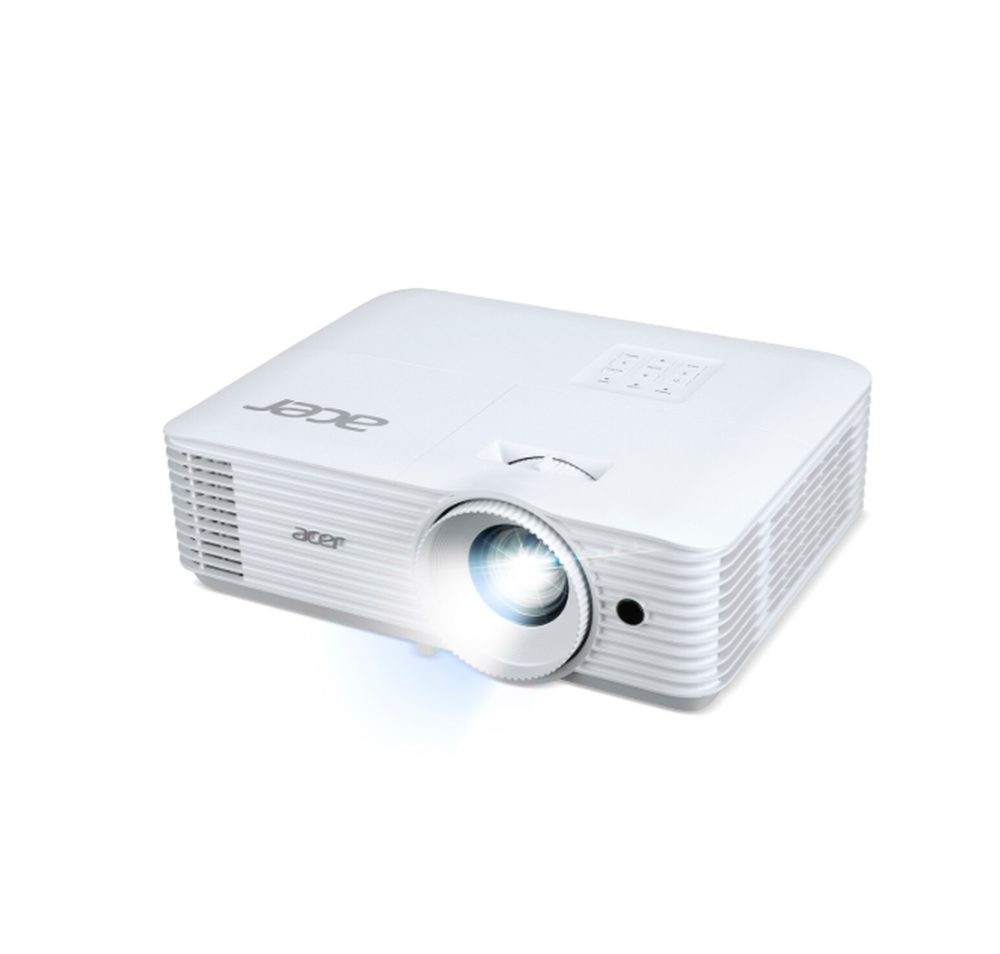 Acer Projector P1358i, DLP, WXGA (1280x800), 5000 ANSI лумена, 20 000:1, 1.3x, HDMI 2x1.4, VGA, DC Out (5V/1A, USB-A), RCA, Audio in/out (3.5mm), включен безжичен адаптер, говорител 10W, Bluelight Shield, чанта, 2.8kg, 3 години гаранция, бял