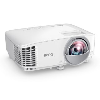 BenQ MX808STH късофокусен DLP проектор, XGA (1024x768), 3600 ANSI лумена, 20000:1, бял