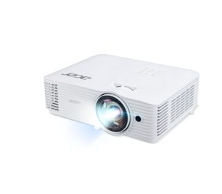 Acer Projector S1387, DLP, Short Throw, WXGA (1280x800), 4000 ANSI лумена, 20 000:1, 1x, 3D Ready, HDMI 2x1.4, DC Out (5V/1A, USB-A), RS232, говорител 16W, Bluelight Shield, 3.1 kg, 3Y, бял