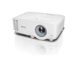 Мултимедиен проектор BenQ MH550, DLP, 1080p (1920x1080), 20 000:1, 3500 ANSI лумена, VGA, 2xHDMI, S-Video, RCA, високоговорител 2W, Audio In/Out, RS232, 3D Ready, 2.3kg, бял