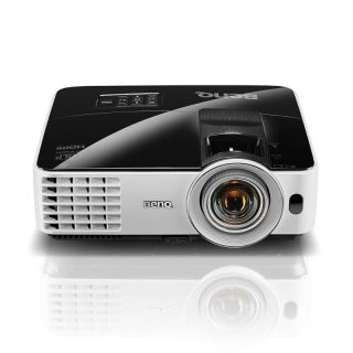 Мултимедиен проектор BenQ MX631ST, Short Throw, DLP, XGA (1024x768), 13000:1, 3200 ANSI лумена, Zoom 1.2x, 55" 1m, Auto Vertical Keystone, VGA, 2xHDMI, S-Video, RCA, USB Type A 1.5A, Audio in/out, Audio L/R in RCA, RS232, говорител 10W, до 10000 ч., IEC62368