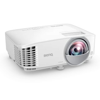 Мултимедиен проектор BenQ MW826STH, Short Throw, 87"@1m, WXGA 1280x800, 3500 AL, 20000:1, VGA, RCA, S-Video, 2xHDMI, Audio In/Out, Speaker 10W, USB (Type A) x1, LAN (RJ45) x1, IEC62368, Опционален интерактивен комплект (PW02/PT12)
