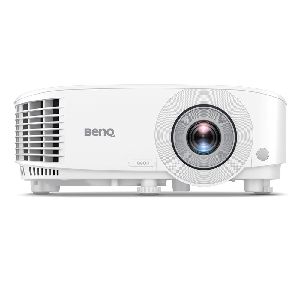 Мултимедиен проектор BenQ MH560, DLP, 1080p (1920x1080), 20 000:1, 3800 ANSI лумена, Zoom 1.1x, стъклени лещи, автоматична вертикална трапецовидна корекция, сензор против прах, VGA, 2xHDMI, S-Video, RCA, VGA out, Audio In/Out, RS232, USB A 1.5A, до 15 000 часа, говорител 10W, 3D Ready, 2.3 kg, бял