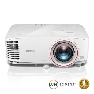 Мултимедиен проектор BenQ TH671ST Short Throw, DLP, 1080p, 3000 ANSI лумена, 10 000:1, VGA, HDMI, USB, високоговорител, 3D Ready