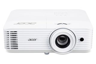 Acer Projector X1827, DLP, 4K UHD (3,840 x 2,160), 4000 ANSI лумена, 10 000:1, 1.1x, 3D ready, HDMI 2.0, USB 2.0 (Type A), RS-232, SPDIF, Audio in/out, Високоговорител 10W, 3.1kg, 2Y, Бял