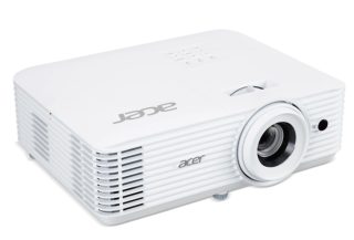 Acer Projector X1827, DLP, 4K UHD (3,840 x 2,160), 4000 ANSI лумена, 10 000:1, 1.1x, 3D ready, HDMI 2.0, USB 2.0 (Type A), RS-232, SPDIF, Audio in/out, Високоговорител 10W, 3.1kg, 2Y, Бял