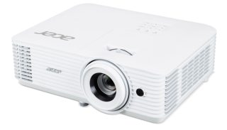 Acer Projector X1827, DLP, 4K UHD (3,840 x 2,160), 4000 ANSI лумена, 10 000:1, 1.1x, 3D ready, HDMI 2.0, USB 2.0 (Type A), RS-232, SPDIF, Audio in/out, Високоговорител 10W, 3.1kg, 2Y, Бял