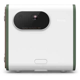 Мултимедиен проектор BenQ Portable GS50 DLP, Android TV, LED, 500lm, 1080p, REC709 98%, TR 1.21, 20W treVolo Chamber високоговорител (2.1 ch), USB-C, Wi-Fi, вградена батерия, IPX2, устойчив на падане, 2D keystone