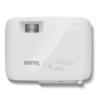 BenQ EW600 безжичен смарт проектор на Android, DLP, WXGA (1280x800), 16:10, 3600 лумена, 20000:1, Zoom 1.1x, високоговорител 2W, USB четец за презентации без компютър, вграден Firefox, BT 4.0, двулентов WiFi, 3D, лампа 200W, до 15000 часа, 2.5 кг, бял