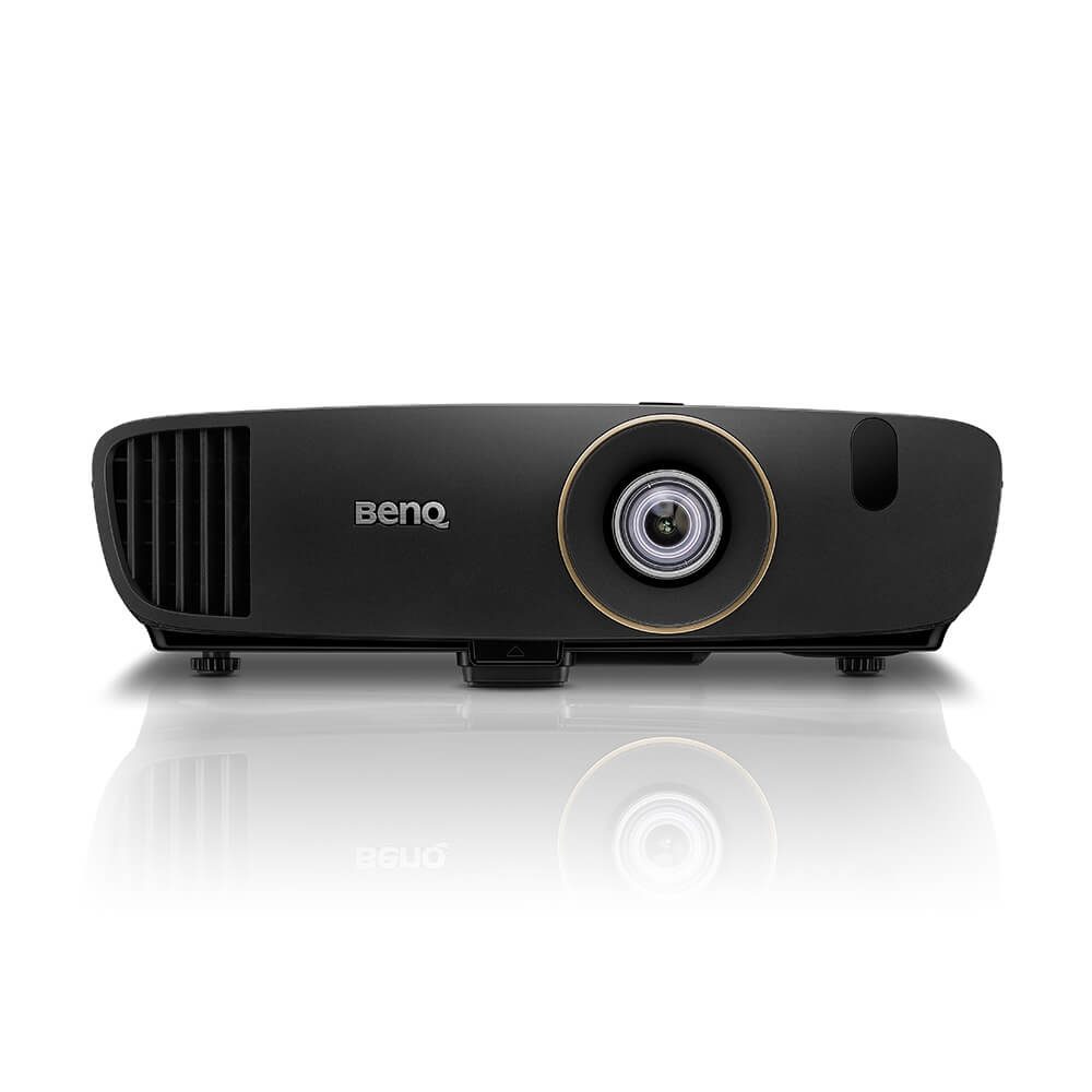 Мултимедиен проектор BenQ W2000+, DLP, 1080p (1920x1080), 15000:1, 2200 ANSI лумена, VGA, HDMI, RCA, говорители 2x10W, 3D Ready, черен