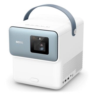 BenQ GP100 DLP преносим проектор за домашно забавление, Android TV, 1000 ANSI лумена, 1080p, LED