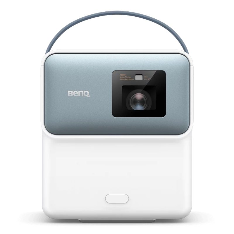 BenQ GP100 DLP преносим проектор за домашно забавление, Android TV, 1000 ANSI лумена, 1080p, LED
