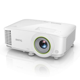 BenQ EH600 DLP 1080P, 16:9, 3500lm, Wireless Android-based Smart Projector 1.1X, Throw Ratio 1.47-1.62, HDMIx2 (1 за безжичен донгъл), Безжична проекция (поддържа Android, iOS, Windows, MAC, Chrome), Двубандов WiFi, BT 4.0, до 15000 часа, 2.5 кг, Бял