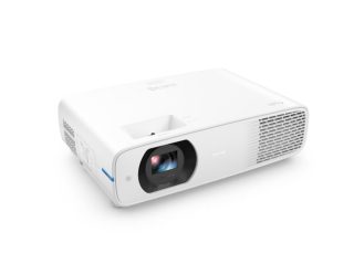 BenQ LH750 Laser Meeting Room Projector, 1080P (1920x1080), 500K:1, 5000 ANSI лумена, 1.62x, 1.16-1.88 Throw Ratio, безжична LED светлина, HDMI x2, RJ45, USB x2, 3D, RS232, 20W говорители, 5.8kg, Бял