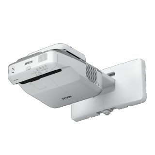 Epson EB-685W мултимедиен проектор, 3LCD, ултракъс фокус, WXGA (1280 x 800), 16:10, 3500 лумена, 14000:1, HDMI (3x), Ethernet, Wireless LAN (опция), VGA, 5.7 kg, стенен монтажен кронщайн, 36 месеца