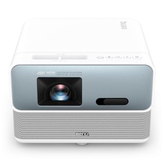 BenQ Portable GP500 DLP, Android TV, LED, 1500lm, 4K UHD (3840x2160), REC 709 98%, DCI-P3>90%, 1.3X Zoom Lens, Auto Focus, Auto 2D Keystone, Corner Fit, TR 1.0~1.3, 3D, HDR/HLG, MEMC, ATV, treVolo 5Wx4 360° Chamber Speaker, BT Speaker, HDMI 2.0 x2
