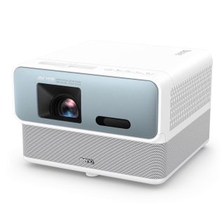 BenQ Portable GP500 DLP, Android TV, LED, 1500lm, 4K UHD (3840x2160), REC 709 98%, DCI-P3>90%, 1.3X Zoom Lens, Auto Focus, Auto 2D Keystone, Corner Fit, TR 1.0~1.3, 3D, HDR/HLG, MEMC, ATV, treVolo 5Wx4 360° Chamber Speaker, BT Speaker, HDMI 2.0 x2
