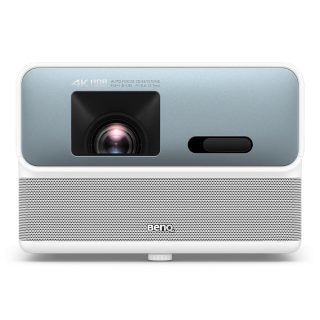 BenQ Portable GP500 DLP, Android TV, LED, 1500lm, 4K UHD (3840x2160), REC 709 98%, DCI-P3>90%, 1.3X Zoom Lens, Auto Focus, Auto 2D Keystone, Corner Fit, TR 1.0~1.3, 3D, HDR/HLG, MEMC, ATV, treVolo 5Wx4 360° Chamber Speaker, BT Speaker, HDMI 2.0 x2