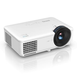 Мултимедиен проектор BenQ LH720, DLP, BlueCore Laser, FHD 1920x1080, 4000 ANSI лумена, 100000:1, Zoom 1.5x, 90% Rec.709, IP5X прахоустойчив, Infographic режим, VGA, HDMI, S-Video, RCA, 12V Trigger, USB TypeA (1.5A), RS232, LAN (RJ45), говорител 10W, бял