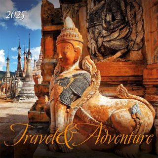 Календар стенен Офис Маркет 12л. Travel&Adventure 2027