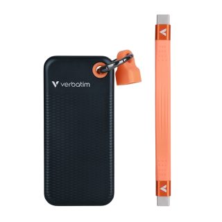 Verbatim Pocket SSD USB 3.2 Gen 2 512GB Black/Orange