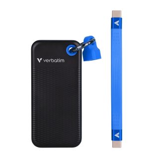 Verbatim Pocket SSD USB 3.2 Gen 2 1TB Black/Blue