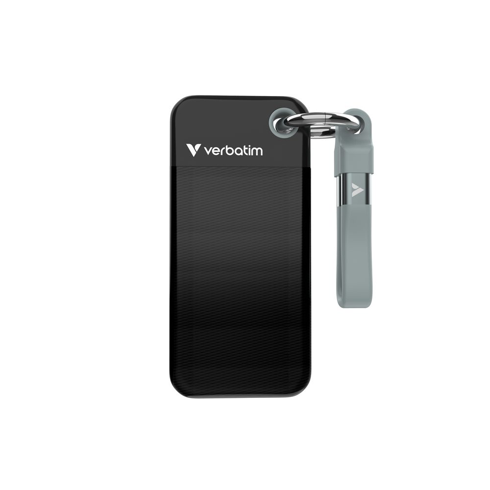 Verbatim Pocket SSD USB 3.2 Gen 2 2TB Black/Grey