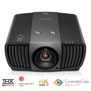 Мултимедиен проектор BenQ W11000H, DLP, 4K (3840x2160), 50 000:1, 2200 ANSI лумена, Pro Cinema проектор, THX технология, CinematicColor, HDR