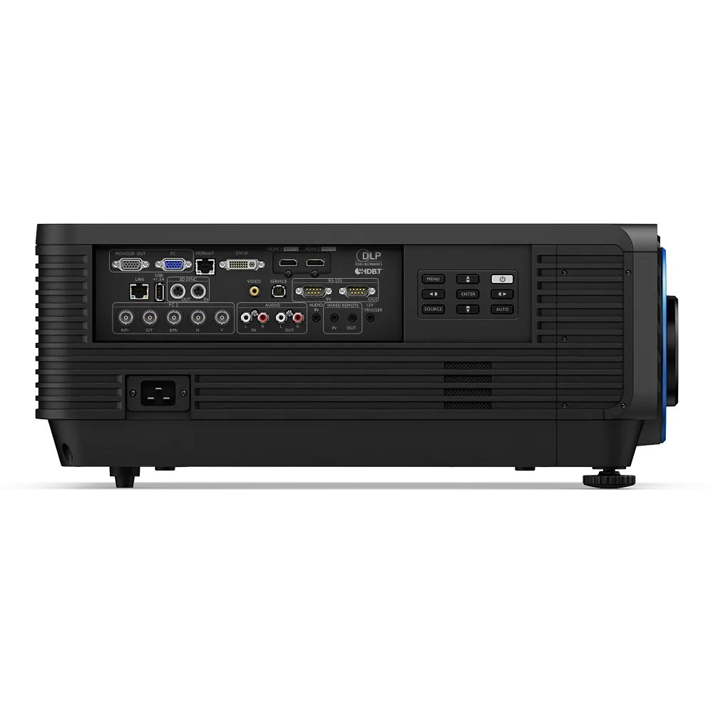 BenQ LU9255, Large Venue, BlueCore Laser Projector, DLP, само тяло, 7 опционални лещи, черен корпус, WUXGA 1920x1200, 8500 AL, супер висок контраст 3000000:1, H/V Lens shift, HDBaseT, LAN control, DVI-D, HDMI, 5BNC, 360 градусова проекция, 2D keystone