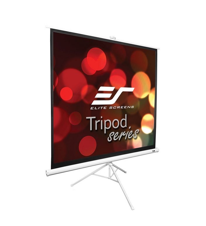 Екран Elite Screen T71NWS1 Tripod, 71" (1:1), 127.0 x 127.0 cm, Бял