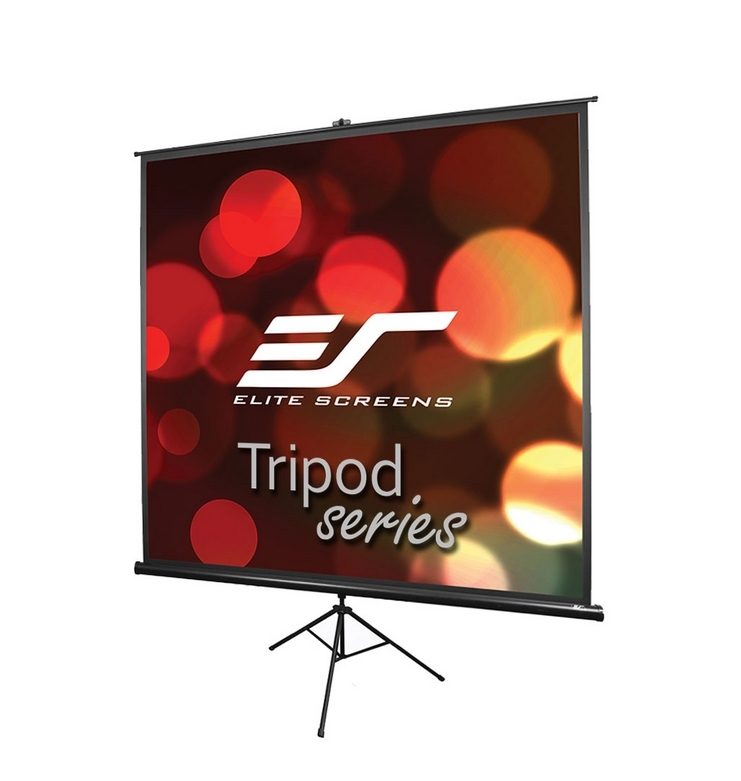Екран Elite Screen T100UWV1 Tripod, 100" (4:3), 203.2 x 152.4 cm, Черен