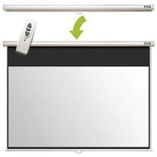 Acer E100-W01MW проекционен екран 100" (16:10) за стена и таван, матово бял, автоматичен с радио дистанционно