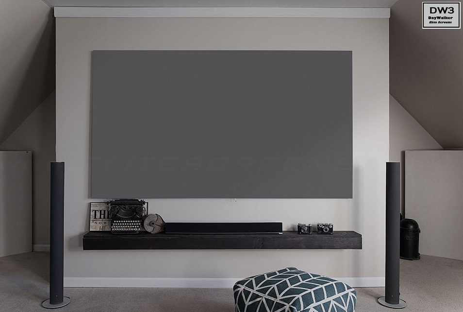 Екран Elite Screen DWF92DHD3, 92" (16:9), DayWalker DW3, 203.8 x 114.6 cm, DW3 Full Grey