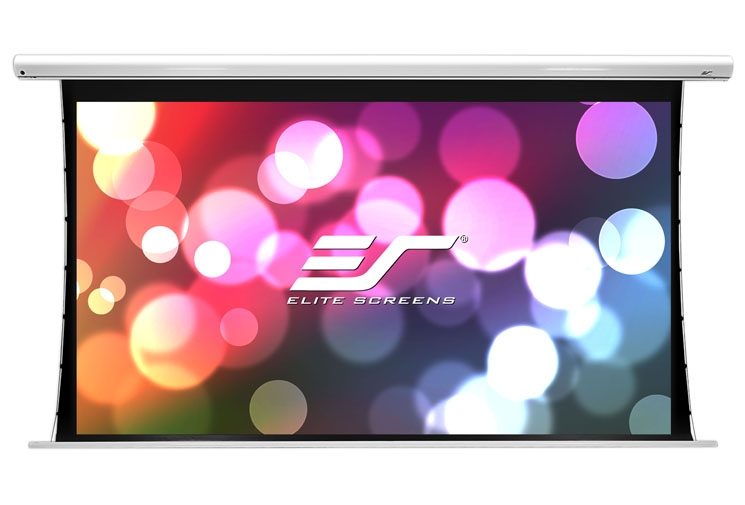 Екран Elite Screen SKT165XHW2-E20 Saker Tension, 165" (16:9), 366.0 x 206.0 cm, Бял