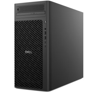 Dell Pro Max Tower T2 FCT2250, Intel Core Ultra 7 265K (30 MB cache, 20 ядра, 3.3 GHz до 5.5GHz), 32GB: 2 x 16 GB, DDR5, 5600 MT/s, 1TB SSD PCIe M.2, Integrated Graphics, българска клавиатура и мишка, 1500W, Win 11Pro, 3Y PS