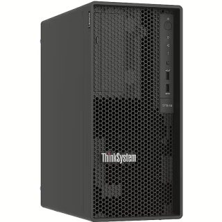 Сървър Lenovo ThinkSystem ST50 V3, Intel Xeon 6315P (2.80 GHz, 4-core, 12 MB Cache, 55W), 1x16GB 1Rx8, O/B, 3.5" NHS (3), SW RAID, 1x500W, XCC2 Standard