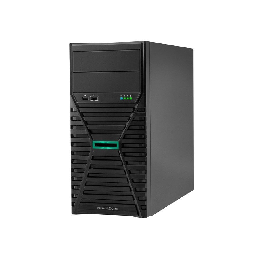 HPE ML30 G11 сървър, Xeon 6315P, 1x32GB-U, 4LFF-NHP, 2x1TB HDD, 1x350W PS EU
